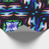Psychedelische Ribbons... Geschenkpapier (Ecke)