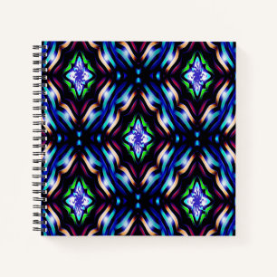 Psychedelische Ribbons... Notizblock