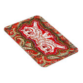 Psychedelische Rote Katzen (von Louis Wain) Magnet (Rechte Seite)