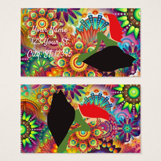 Psychedelische Rotkopfmaid Sitting Thunder_Cove (Vorne & Hinten)