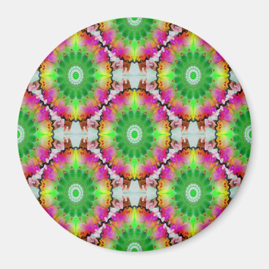 Psychedelische Sägeblätter. Magnet (Vorne)