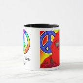 Psychedelische Sankt-FriedensTasse Tasse (Zentrum)