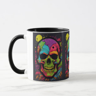 Psychedelische Schädelexplosion Tasse