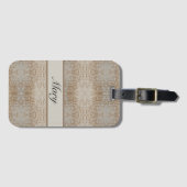 Psychedelische Schafwarme Wolle anpassbar Gepäckanhänger (Vorderseite (Horizontal))