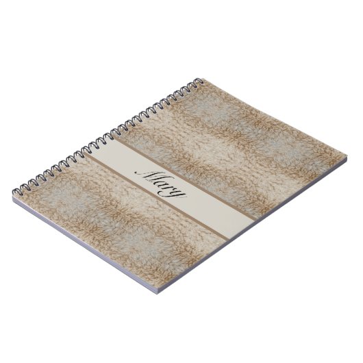 Psychedelische Schafwarme Wolle anpassbar Notizblock (Linke Seite)