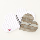 Psychedelische Schafwarme Wolle anpassbar Notizblock (Innenseite)