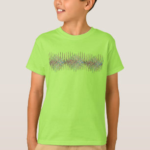 Psychedelische Schallwellen - Abstraktes Farbspekt T-Shirt