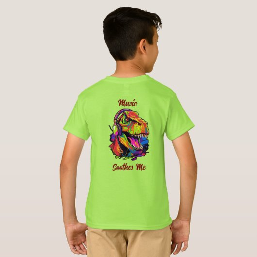 Psychedelische Schallwellen - Abstraktes Farbspekt T-Shirt (Schwarz voll)