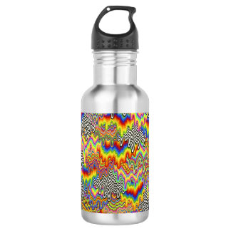 Psychedelische Schmelz Regenbogen Wasserflasche