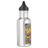 Psychedelische Schmelz Regenbogen Wasserflasche (Links)