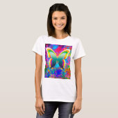 Psychedelische Schmetterlinge T-Shirt (Vorne ganz)