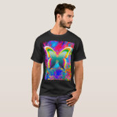 Psychedelische Schmetterlinge T-Shirt (Vorne ganz)