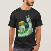 Psychedelische Schnecke Inspiriert Trippy Slug Rel T-Shirt (Vorderseite)