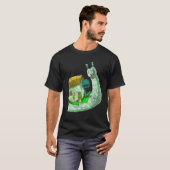 Psychedelische Schnecke Inspiriert Trippy Slug Rel T-Shirt (Vorne ganz)
