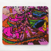 Psychedelische Schuhe Mousepad (Vorne)
