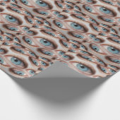 Psychedelische Sicht: Abstrakte AugenIllusion Geschenkpapier (Ecke)