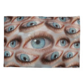 Psychedelische Sicht: Abstrakte AugenIllusion Kissenbezug (Rückseite)