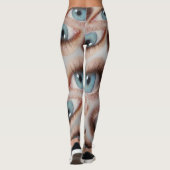 Psychedelische Sicht: Abstrakte AugenIllusion Leggings (Rückseite)