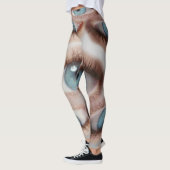 Psychedelische Sicht: Abstrakte AugenIllusion Leggings (Links)