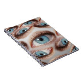 Psychedelische Sicht: Abstrakte AugenIllusion Notizblock (Rechte Seite)