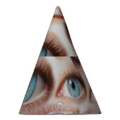 Psychedelische Sicht: Abstrakte AugenIllusion Partyhütchen (Rechts)