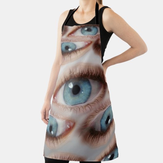 Psychedelische Sicht: Abstrakte AugenIllusion Schürze (InSitu)