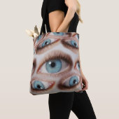 Psychedelische Sicht: Abstrakte AugenIllusion Tasche (Von Nahem)