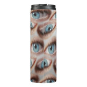 Psychedelische Sicht: Abstrakte AugenIllusion Thermosbecher (Rückseite)