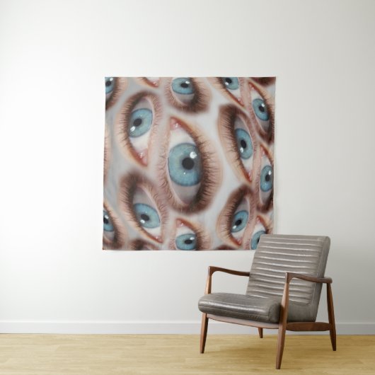 Psychedelische Sicht: Abstrakte AugenIllusion Wandteppich (Beispiel (Horizontal))