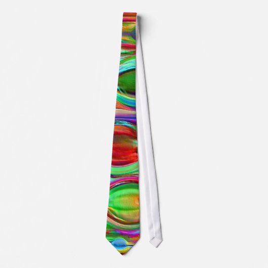 Psychedelische Sinneswelle Krawatte (Vorderseite)