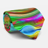 Psychedelische Sinneswelle Krawatte (Gerollt)