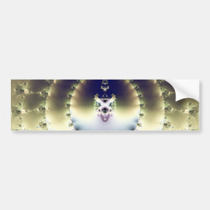 Psychedelische Sonne Autoaufkleber