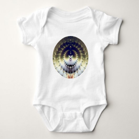 Psychedelische Sonne Baby Strampler (Vorderseite)