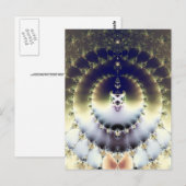 Psychedelische Sonne Postkarte (Vorne/Hinten)