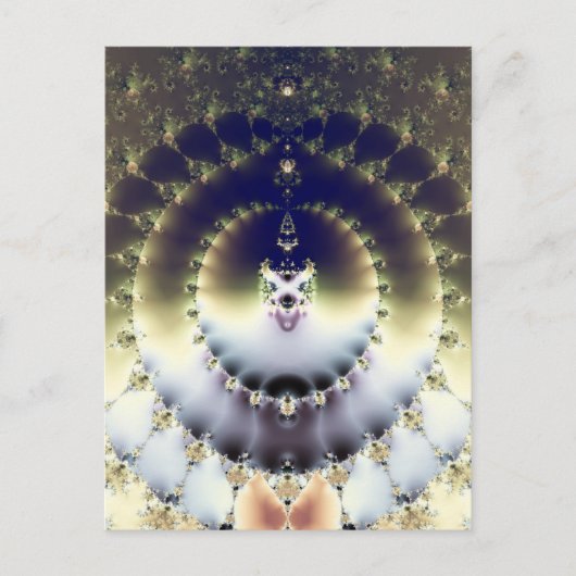 Psychedelische Sonne Postkarte (Vorderseite)