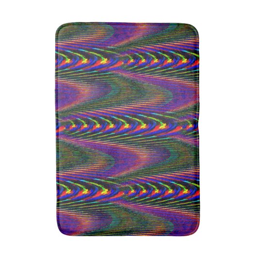 Psychedelische Spaß-Zeiten...... Badematte (Vorderseite Vertikal)