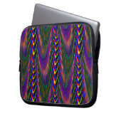 Psychedelische Spaß-Zeiten...... Laptopschutzhülle (Vorderseite Links)