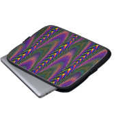 Psychedelische Spaß-Zeiten...... Laptopschutzhülle (Vorne Knopf)