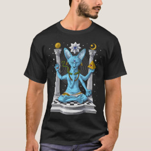 Psychedelische Sphynx-Katze Shiva T-Shirt