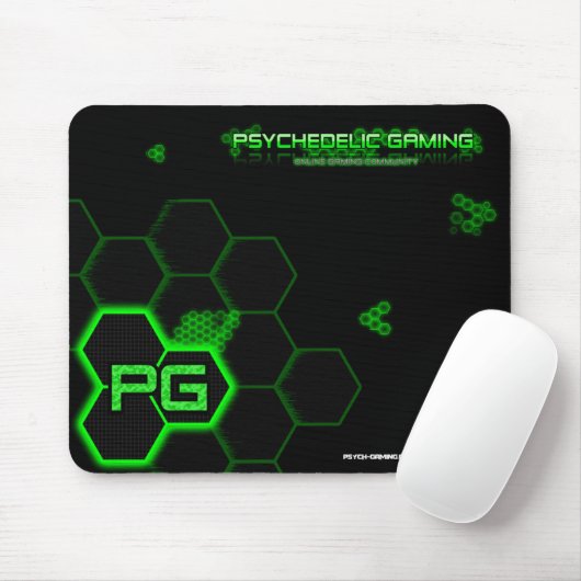 Psychedelische Spiel-Mausunterlage Mousepad (Mit Mouse)