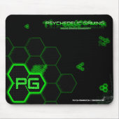 Psychedelische Spiel-Mausunterlage Mousepad (Vorne)