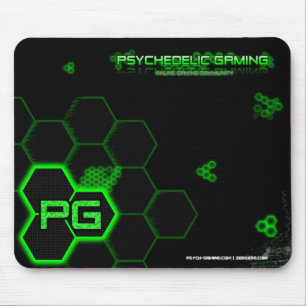 Psychedelische Spiel-Mausunterlage Mousepad