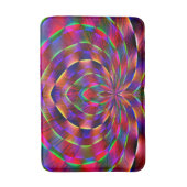 Psychedelische Spinne....... Badematte (Vorderseite Vertikal)