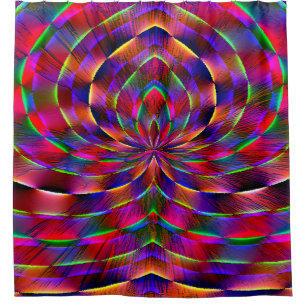 Psychedelische Spinne....... Duschvorhang