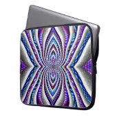 Psychedelische Spinne... Laptopschutzhülle (Vorderseite Links)