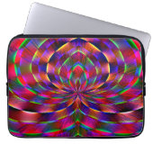 Psychedelische Spinne....... Laptopschutzhülle (Vorderseite)