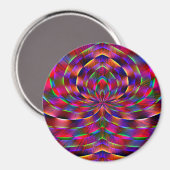 Psychedelische Spinne....... Magnet (Vorderseite/Rückseite)