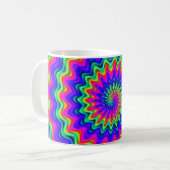 Psychedelische Spiral-Tasse Kaffeetasse (Vorderseite Links)