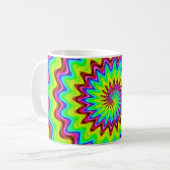Psychedelische Spiral-Tasse Kaffeetasse (Vorderseite Links)