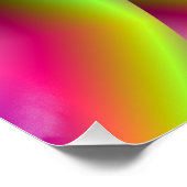 Psychedelische Spirale Steps Perfektes Poster (Ecke)